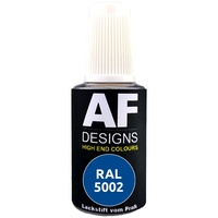 Alex Flittner Designs Lackstift RAL 5002 ULTRAMARINBLAU glänzend 20ml Reparaturstift Acryl Retuschierlack Reparaturlack Holz Metall Möbel Bad