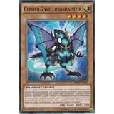 MP17-DE135 - Cipher-Zwillingsraptor - Common - DE - im Set mit Ultrapro Toploader - Yugioh