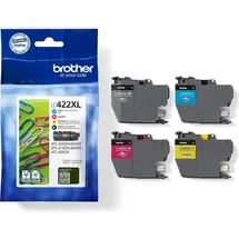 Brother LC422XL Multipack - 4er-Pack - Hohe Ergiebigkeit