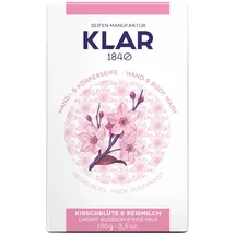 Klar Seifen Kirschblüten & Reismilchseife 100 g