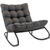 Lesli Living Schaukelsessel "Zenzi Stone" anthrazit/light-grey Schaukelstuhl