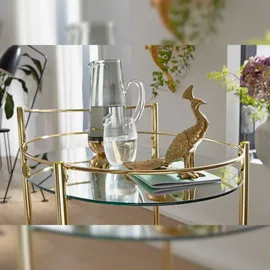 KADIMA DESIGN Design Servierwagen 67x79 cm Mobile Mini Bar, Beistelltisch auf | Gr.: onesize