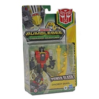 Hasbro Actionfigur Transformers Bumblebee Cyberverse Adventures Power Slash Dinobot Snarl