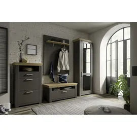 Set One by Musterring GA York Kombi 155 Garderoben-Set 155 x 40 x 200 grau
