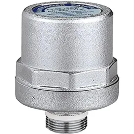 CALEFFI Antishock Wasserschlagdämpfer 525040 1/2 Zoll Messing-Gehäuse verchromt