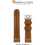 Hamilton Leder Belowzero Band-set Leder-braun-22/22 H690.785.104 - braun