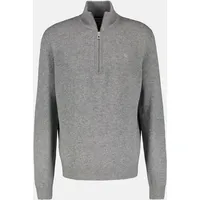 Lerros Schurwoll-Stricktroyer mit Kaschmiranteil - Platinum Grey Melange -