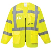 Portwest Warnschutz-Jacke Executive , Größe: M, Farbe: Gelb, S475YERM