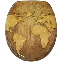 Sanilo WC-Sitz World Map, mit Absenkautomatik