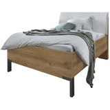 Wiemann Bett Monaco 100 x 200 cm Holzoptik Eiche Bianco