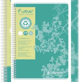 Calligraphe 5x Spiralheft Forever A4 90 Blatt kariert Calligraphe - Rot 17417C