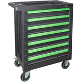 JBM54295 Werkzeugwagen mit gleichen Schubladen - Grün - Leer