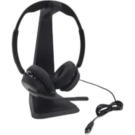epos IMPACT 1061T ANC Stereo-Headset - MS-Teams-Version, Bluetooth (BTD 800a Adapter), BrainAdaptTM-Technologie, EPOS AITM, Adaptives Active Noise-Cancelling, inkl. Ladestation