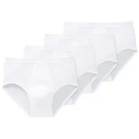 SCHIESSER Original Classics Doppelripp Slip weiß 3XL 4er Pack