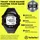 TecTecTec ULT-G multifunktionale GPS-Golfuhr, LC-Display, Golfplätze in aller Welt vorinstalliert