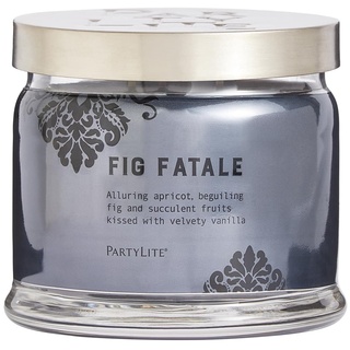 PartyLite Kerzenglas mit 3 Dochten, Fig Fatale