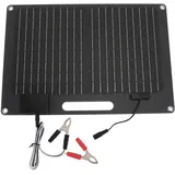 100 W Tragbares Solarpanel, 2 USB-Ausgänge, 12 V, 24 V, Schnellladung, Hocheffizientes Solarpanel-Ladegerät für Powerbank, Telefon, Laptop, Wohnmobil, Bootsfahrt