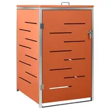 vidaXL Mülltonnenbox 69 x 77,5 x 113 cm orange