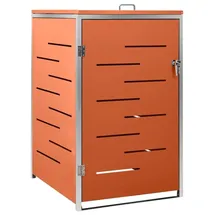 vidaXL Mülltonnenbox 69 x 77,5 x 113 cm orange
