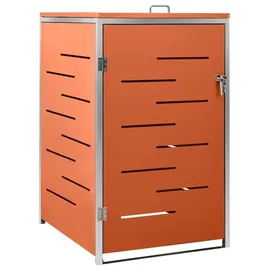 vidaXL Mülltonnenbox 69 x 77,5 x 113 cm orange