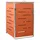 vidaXL Mülltonnenbox 69 x 77,5 x 113 cm orange