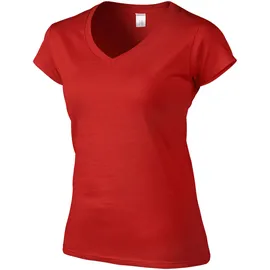 Gildan Damen V-Neck T-Shirt \64V00L\" sport grey (heather) S"
