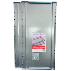 SCHULTE Lagertechnik Steckregal Fachböden Multi-Plus 150,1000×400,2-er Pack, incl. 8 Fachbodenträger