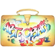 GREENLAND Nature Art+Craft Doktorkoffer Leder 37 cm mehrfarbig