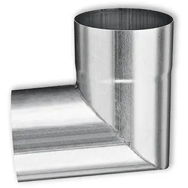 gromo Rohrwinkelbogen 87° Zink Ø 60 mm