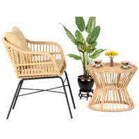 aea Gartenmöbel-Set 2-tlg. Beige