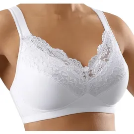 PETITE FLEUR Soft-BH Damen silber + weiß Gr.85G
