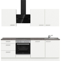 nobilia® elements Küchenzeile »" premium"«, vormontiert, Ausrichtung wählbar, Breite 240 cm, ohne E-Geräte