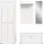 OTTO home AOSTA Garderobenschrank 184 x 35 x 191 cm weiß