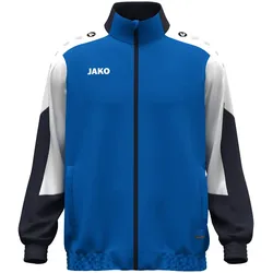 JAKO Trainingsjacke (Webjacke) Dynamic - Stretch-Micro-Twill - royalblau/weiss/marineblau Herren