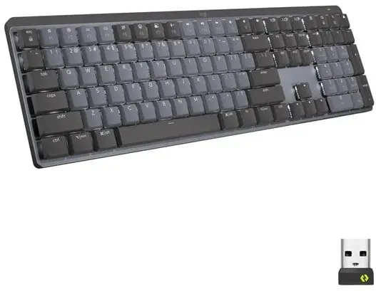 MX Mechanical Wireless Illuminated Performance Keyboard Graphite - Clicky - DE - Tastaturen - Deutsch - Schwarz