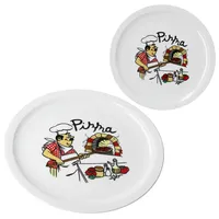 Mambocat Mario Pizzateller 33,5 cm mehrfarbig 2er Set