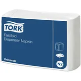 Tork Tork, Spenderservietten 10933, weiß, N2, 24 x 30cm, 1-lagig 10800 Stück