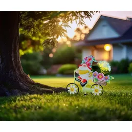 GLOBO 36318 Solarleuchte Metall bunt, 20x LED