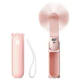 JISULIFE Handheld Fan 8 Plus Rosa