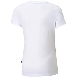 Puma Essentials Logo T-Shirt Mädchen white 128