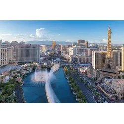 Fototapete PAPERMOON "Las Vegas", bunt, B:3,50m L:2,60m, Vlies, Tapeten
