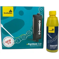 SCOTTOILER Xsystem 3.0 + 250 ml Öl Standard Blau, blau