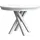 beautysofa Kris Ø 100–140 cm weiß