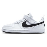 Nike Court Borough Low Recraft (PS) Sneaker, White/Black, 29 1⁄2