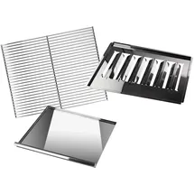 DEMA Grillrost 59,5 cm x 48 cm Metall Silber