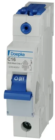 Doepke Leitungsschutzschalter DLS 6HSL C16-1 6KA
