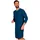 TRIGEMA Pyjama TRIGEMA "TRIGEMA Herren-Nachthemd aus Biobaumwolle (kbA)", Herren, Gr. XL, blau (saphir, c2c), 100% Baumwolle (Bio-Baumwolle kbA), Basic, Homewear-Sets Pyjama