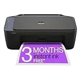 HP DeskJet 2921 All-in-One-Drucker, Farbe, kabellos, einfache Einrichtung und zuverlässiges WLAN, 3 Monate kostenlose Soforttinte enthalten, Drucken, Scannen und Kopieren