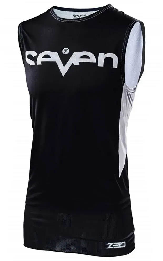 Seven Zero Staple Over ärmelloses T-shirt - Black - XL