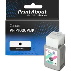 Druckerpatrone kompatibel mit Canon PFI-1000PBK - Schwarz